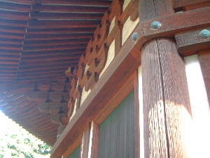 興福寺北円堂の柱