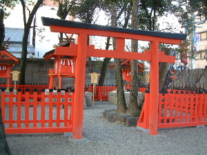 率川神社　参拝