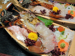 伊勢海老のお造り 結婚式2次会